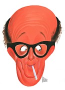 Phil Silvers Drawing by Al Hirschfeld
