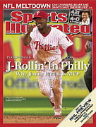Philadelphia Phillies Jimmy Rollins... Sports Illustrated Cover Photograph by Sports Illustrated