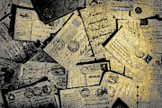 Piled paper postcards Photograph by Jorgo Photography