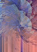 Pink, Blue and Purple Digital Art by David Manlove