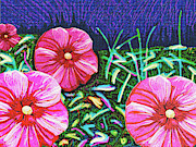 Pink Mallow Nights Digital Art by Rod Whyte