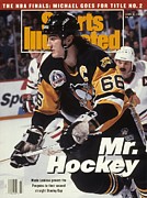 Pittsburgh Penguins Mario Lemieux, 1992 Nhl Stanley Cup Sports Illustrated Cover Photograph by Sports Illustrated