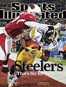 Pittsburgh Steelers Santonio Holmes, Super Bowl Xliii Sports Illustrated Cover Photograph by Sports Illustrated