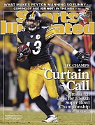 Pittsburgh Steelers Troy Polamalu, 2009 Afc Championship Sports Illustrated Cover Photograph by Sports Illustrated