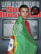 Portugal Cristiano Ronaldo, 2014 Fifa World Cup Preview Sports Illustrated Cover Photograph by Sports Illustrated