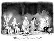 Read The Room Drawing by Pia Guerra