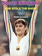 Romania Nadia Comaneci, 1976 Summer Olympics Sports Illustrated Cover Photograph by Sports Illustrated