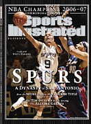 San Antonio Spurs Tony Parker, 2007 Nba Finals Sports Illustrated Cover Photograph by Sports Illustrated
