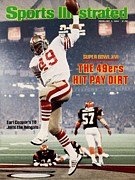 San Francisco 49ers Earl Cooper, Super Bowl Xvi Sports Illustrated Cover Photograph by Sports Illustrated