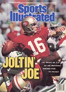 San Francisco 49ers Qb Joe Montana... Sports Illustrated Cover Photograph by Sports Illustrated