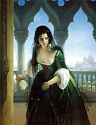 Secret Accusation, By Francesco Hayez, Oil On Canvas Metal Poster