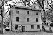Shoaff's Historic Grist Mill Black And White Photograph by Adam Jewell