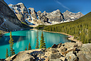 Spring Afternoon At Moraine Lake Photograph by Adam Jewell