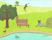Spring Is In The Air Drawing by John Wiegand