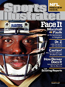 St. Louis Rams Marshall Faulk, 2001 Nfl Football Preview Sports Illustrated Cover Photograph by Sports Illustrated