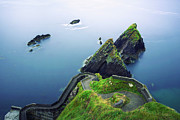 Staircase leading to the Dunquin Pier in Ireland Photograph by Miroslav Liska