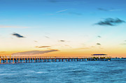 Sunrise at Safety Harbor Pier Photograph by Joe Leone
