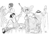 Sweeney Todd Drawing by Al Hirschfeld