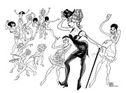 Sweet Charity Drawing by Al Hirschfeld