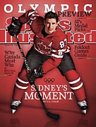 Team Canada Sidney Crosby, 2010 Vancouver Olympic Games Sports Illustrated Cover Photograph by Sports Illustrated