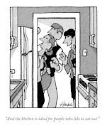 The Ideal Kitchen Drawing by William Haefeli