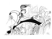 The Music Man Drawing by Al Hirschfeld