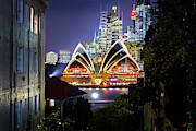 The Opera House At Night Photograph by Monamifoto