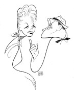The Pajama Game Drawing by Al Hirschfeld