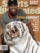 Tiger Woods, 1998 Masters Preview Sports Illustrated Cover Photograph by Sports Illustrated