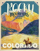 Travel Poster_colorado Drawing by Frederick Anderson