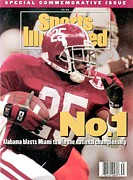University Of Alabama Derrick Lassic, 1993 Usf&g Financial Sports Illustrated Cover Photograph by Sports Illustrated