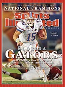 University Of Florida Florida Qb Tim Tebow, 2009 Fedex Bcs Sports Illustrated Cover Photograph by Sports Illustrated