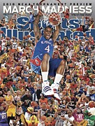 University Of Kansas Sherron Collins, 2010 March Madness Sports Illustrated Cover Photograph by Sports Illustrated