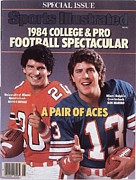 University Of Miami Qb Bernie Kosar And Miami Dolphins Qb Sports Illustrated Cover Photograph by Sports Illustrated