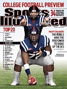 University Of Mississippi Qb Jevan Snead And Daverin Sports Illustrated Cover Photograph by Sports Illustrated