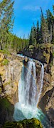 Upper Falls at Johnston Canyon Photograph by Owen Weber
