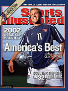 Us Mens National Soccer Team Clint Mathis, 2002 Fifa World Sports Illustrated Cover Photograph by Sports Illustrated
