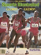 Usa Carl Lewis, 1984 Summer Olympics Sports Illustrated Cover Photograph by Sports Illustrated