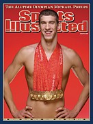 Usa Michael Phelps, 2008 Summer Olympics Sports Illustrated Cover Photograph by Sports Illustrated
