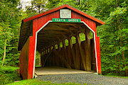 Wahneta Covered Bridge Photograph by Adam Jewell