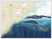 Wahoo Chart Painting by Mark Ray