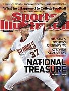 Washington Nationals Stephen Strasburg... Sports Illustrated Cover Photograph by Sports Illustrated