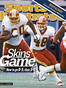 Washington Redskins Stephen Davis... Sports Illustrated Cover Photograph by Sports Illustrated