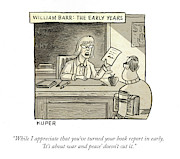 William Barr The Early Years Drawing by Peter Kuper
