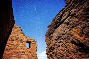 Ancient Native American Pueblo Ruins and Stars at Night #1 Photograph by FeelingVegas Wall Art and Prints