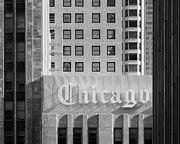 Chicago -- Chicago Tribune Tower in Chicago, Illinois - Black and White Photograph by Darin Volpe