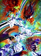 Dance of the Flowers #1 Painting by Art From the Heart