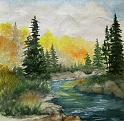 Fall in the High Country Painting by Judy Strickland