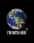 Im With Her Mother Earth #1 Digital Art by Flippin Sweet Gear