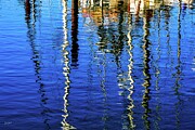 Marina reflections #1 Photograph by Bruce Block